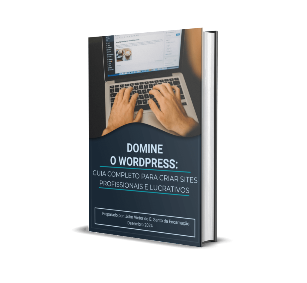 Capa do eBook Domine o WordPress: Guia completo para criar sites profissionais e lucrativos
